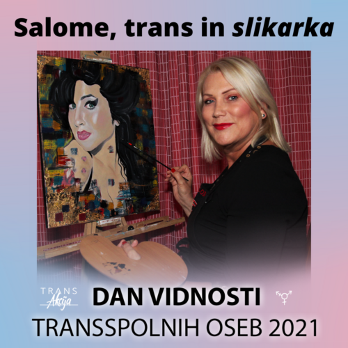 Salome, trans in slikarka